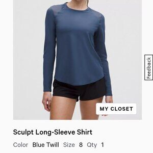 lululemon Sculpt Long-Sleeve Shirt